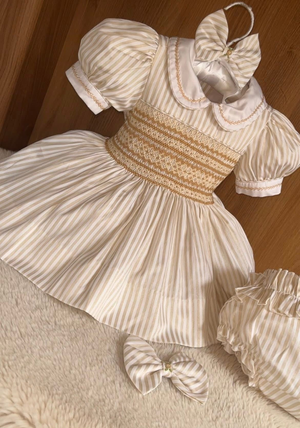 Classic gold dress