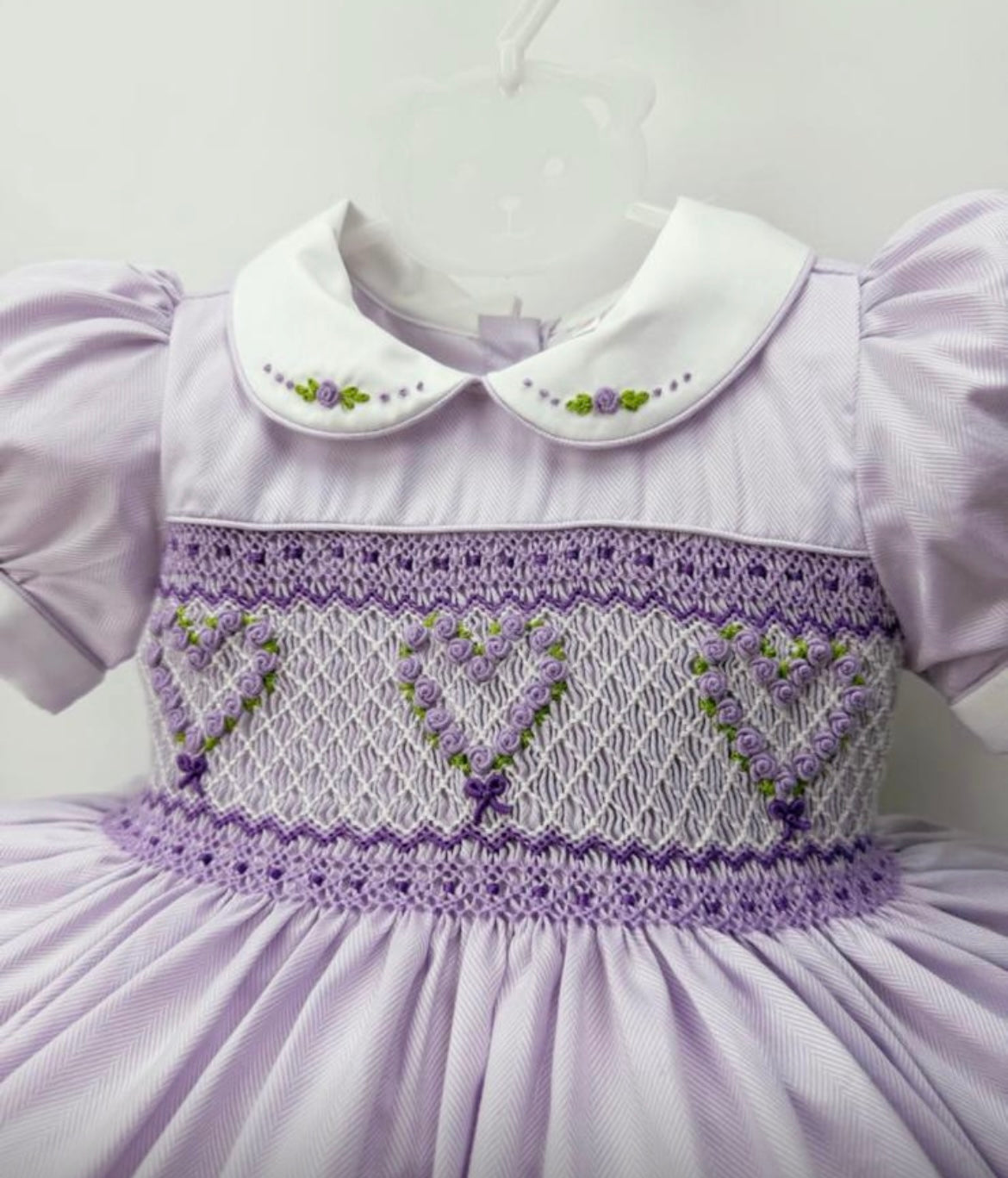 Lilac hearts dress