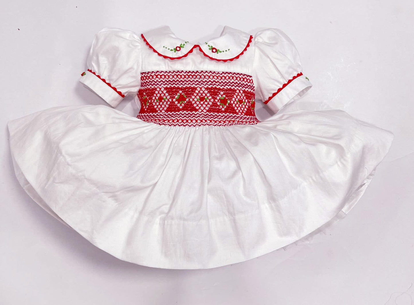 Red diamond Xmas dress