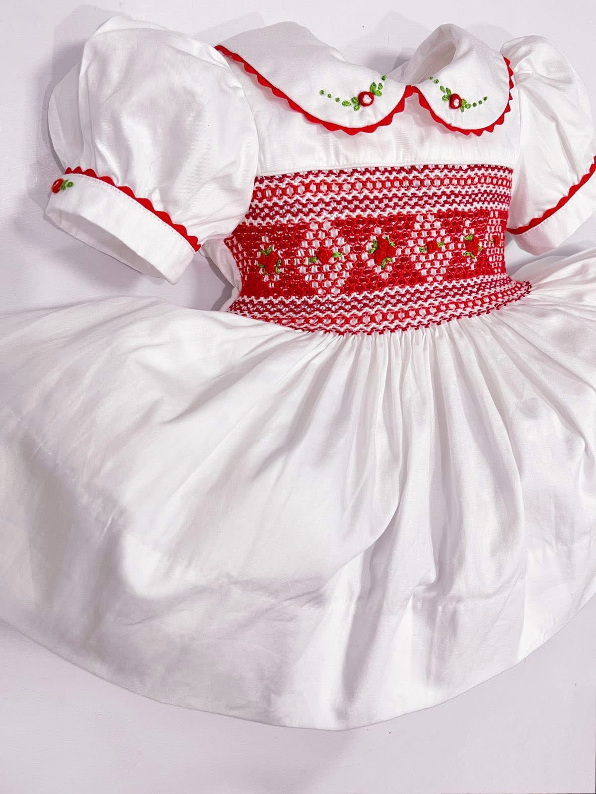 Red diamond Xmas dress