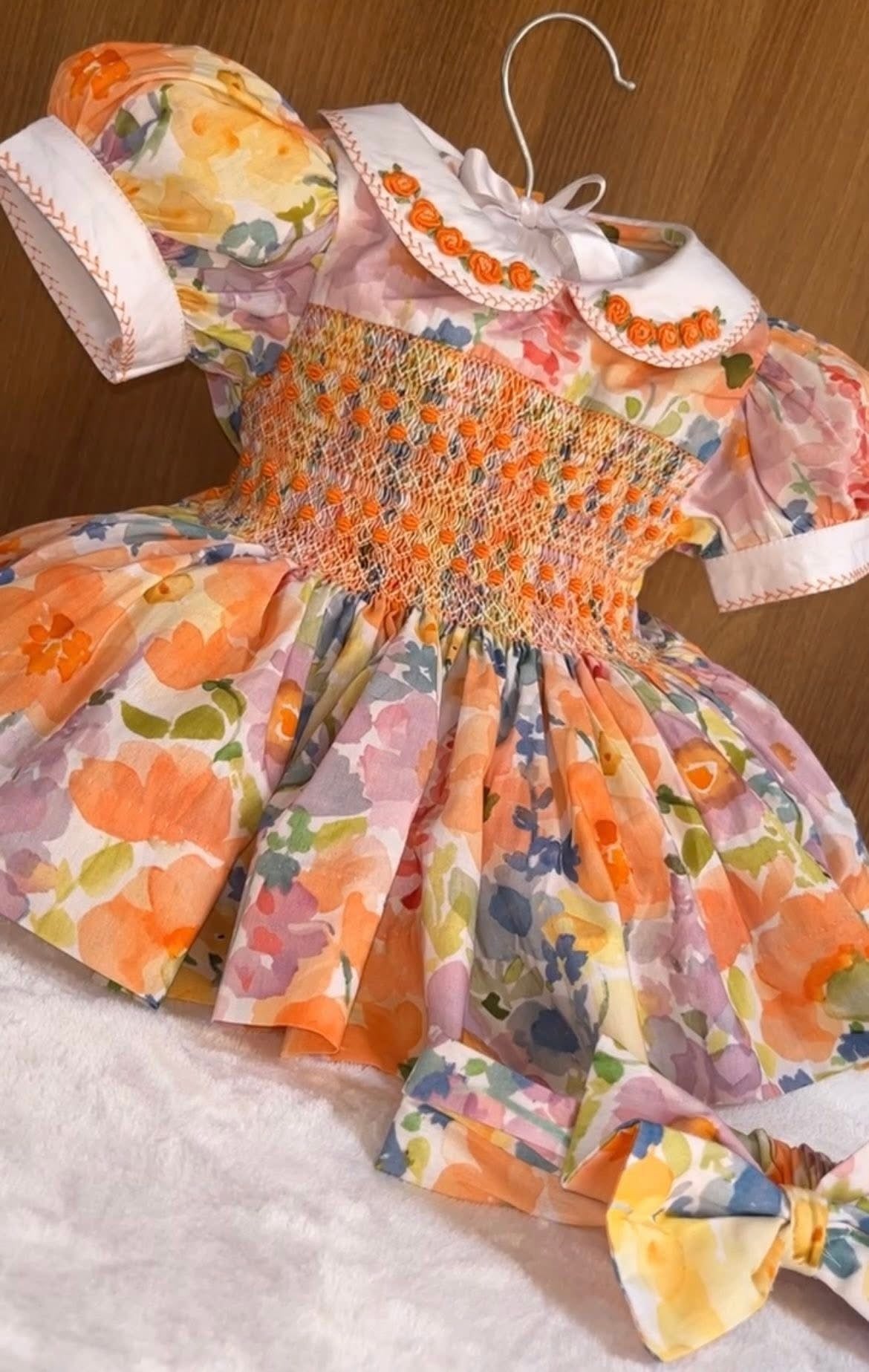 Autumn bouquet dress
