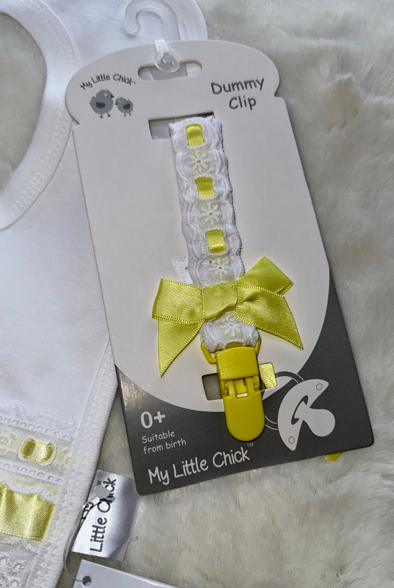 Spanish bib & dummy clip