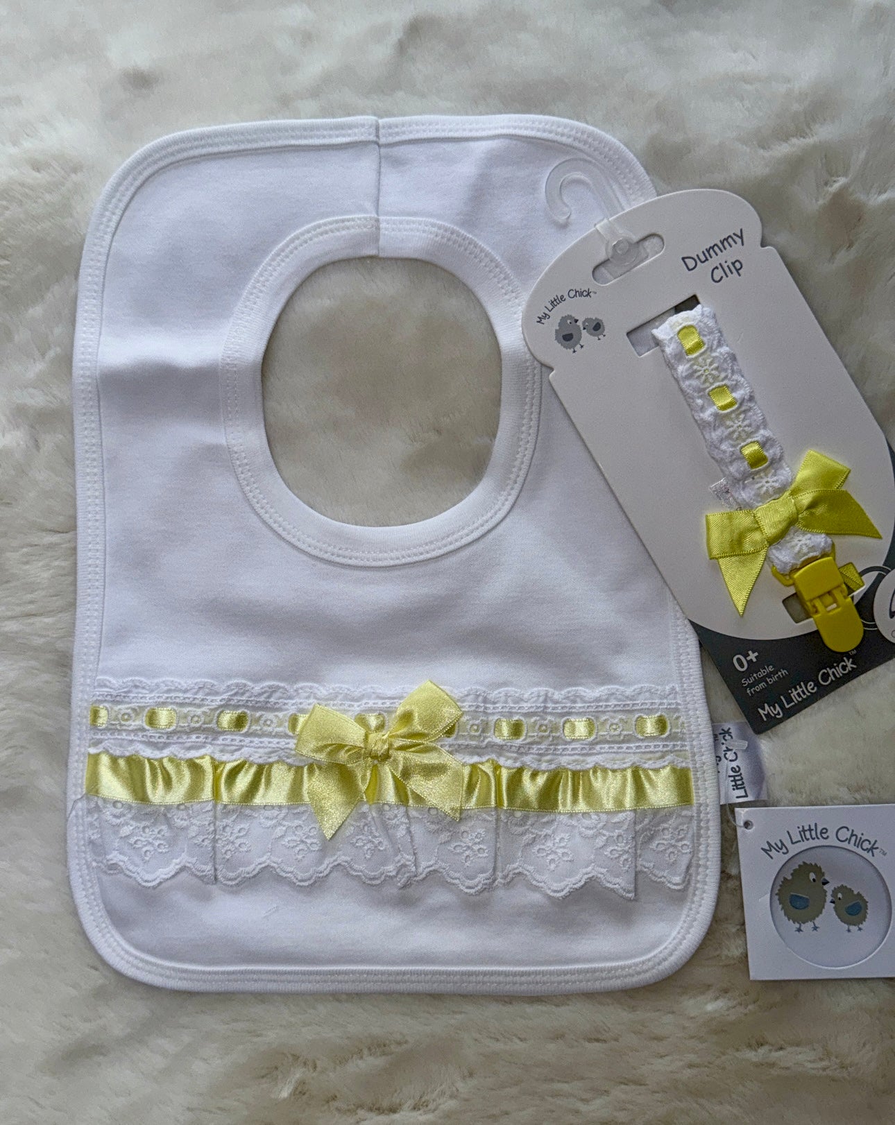 Spanish bib & dummy clip