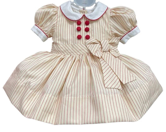 Candy stripe classic dress